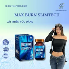 Viên Uống Giảm Cân Max Burn Slimtech - Hỗ Trợ Giảm Béo, Giảm Mỡ, Chuyển Hóa Chất Béo Hộp 30 Viên