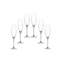 Set 6 ly champagne Loxia 210ml Crystal Bohemia