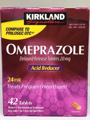 Viên uống giảm axit dạ dày, ợ nóng Kirkland Signature Omeprazole 42 Tablets