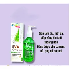 Dung dịch vệ sinh phụ nữ EVA Cyto Plus dùng cho nam,nữ và phụ nữ có thai(Chai 100ml)