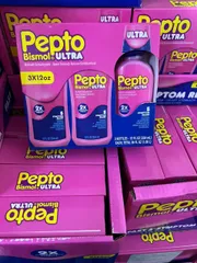 Pepto Bismol Ultra - Set 3 chai hỗ trợ giảm trào ngược dạ dày và loét dạ dày dạng nước 3X12oz 648292