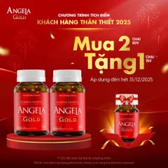 [ Đầy Đủ Tem Tích Điểm] Viên uống Angela gold tăng cường sức khoẻ, sắc đẹp và sinh lý nữ Hộp 60 Viên