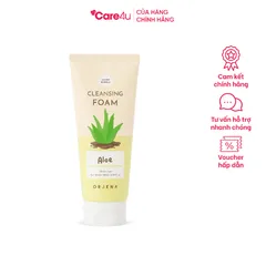 Sữa Rửa Mặt Orjena Chiết Xuất Nha Đam 180ML - Sạch Da, Cấp Ẩm, Phù Hợp Mọi Loại Da, Không Chất Phụ Gia, Hàn Quốc