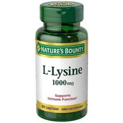 Viên uống Nature’s Bounty L-Lysine 120 viên hỗ trợ cơ thể