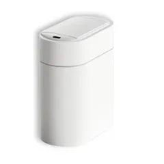 Thùng rác cảm ứng ELPHECO cánh bướm nhựa dáng oval 9L màu trắng ELPH6731