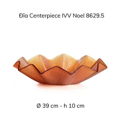 Đĩa Noel Centerpiece Red Glitter 39cm IVV