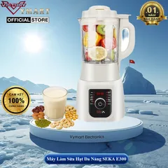 Máy Làm Sữa Hạt Đa Năng SEKA E300 - Dung Tích 1.75L, 12 Chức Năng, Chất Liệu Thủy Tinh Bền Bỉ - Hàng Chính Hãng Chất Lượng Cao