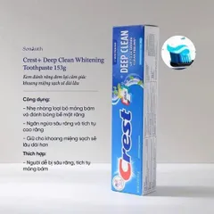 Kem đánh răng Crest Deep Clean 153g sạch sâu