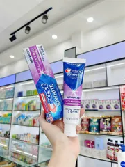 Kem đánh răng Crest 3D White Advanced 187g x2 thơm mát