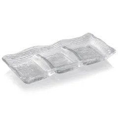 Khay chữ nhật 3 ngăn  IVV 33x14 All In One