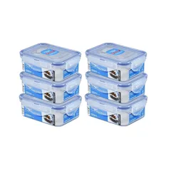 Combo Hộp Bảo Quản LocknLock Classic Kín Hơi, Nhựa PP HPL806 KT 135×102×52mm (350ml)