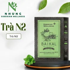 Trà thảo mộc Siberian Wellness Baikal tea N2, Hỗ trợ sức khỏe nữ giới, giảm mệt mỏi, Hộp 30 gói