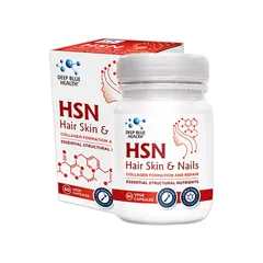 Viên uống mọc tóc, dưỡng móng, giảm mụn Deep Blue Health HSN Hair Skin & Nails 60 viên