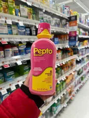 Pepto Bismol - hỗ trợ giảm trào ngược dạ dày và loét dạ dày dạng nước