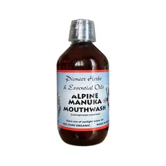 Nước súc miệng mật ong manuka Nelson Honey Alpine Manuka Mouthwash 500ml - Chính hãng New Zealand
