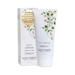 Sữa rửa mặt cho da dầu mụn, da nhạy cảm OXYGEN 2 in 1 Cleanser 200ml - Nhập khẩu chính hãng