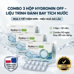 Hydromin Off Combo 3 Hộp | Hỗ Trợ Giảm Tích Nước, Phù Nề, Giúp Cơ Thể Nhẹ Nhàng