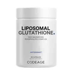 Viên Uống Codeage Liposomal Glutathione 1000mg - Hỗ Trợ Trắng Da, Ngăn Ngừa Oxy Hóa, Cải Thiện Tình Trạng Nám Da, Quy Cách 60 Viên 653965