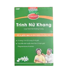Trinh Nữ Hoàng Cung Trinh Nữ Khang Hỗ Trợ Giảm Nguy Cơ Hình Thành U Nang, U Xơ - Hộp 50 Viên