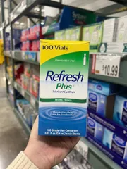 Nước nhỏ mắt REFRESH hộp 100 tép hàng từ MỸ - Sản phẩm chăm sóc mắt