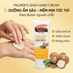 Kem dưỡng da tay khô Palmer's Shea Butter Formula Raw Shea Nourish Hand Cream 96g