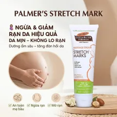 Kem rạn da cho bầu Palmer's Cocoa Butter Formula Massage Cream Stretch Marks 125g