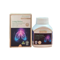 Viên Uống Bổ Phổi Vitatree Lung Detox - Thải Độc Phổi, Tăng Cường Sức Đề Kháng (60 Viên) Nhập Khẩu Chính Ngạch Australia
