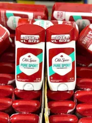 Lăn khử mùi Old Spice Pure Sport 93g (trắng) – ngăn mùi, khô thoáng