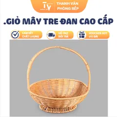 Giỏ mây tre đan thủ công, nhiều kiểu dáng (TV1523)