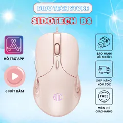 Chuột Gaming B8 Silent Click Chống Ồn - Hỗ Trợ Macro Drag Click Butterfly Click - LED RGB & 6 Nút Tùy Chỉnh Qua App