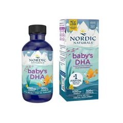 DHA cho bé Baby’s DHA Nordic Naturals my ho tro DHA cho be