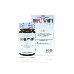 Viên uống trắng da chống nắng Triple White Glutathione 50 viên chính hãng