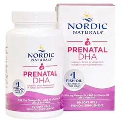 Nordic Naturals Prenatal DHA- Hỗ trợ bồi bổ sức khỏe cho mẹ bầu và cho con bú, giúp tăng cường sức đề kháng Hop 90 vien