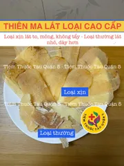 Thiên Ma Khô 100g - Dược Liệu Quý Hỗ Trợ Giảm Hoa Mắt và Đau Đầu - Sản Phẩm Thực Phẩm Khô Chất Lượng Cao