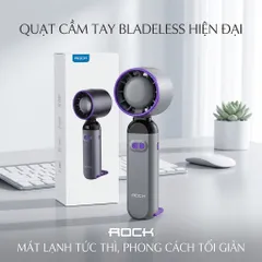 Quạt cầm tay Turbo ROCK LQ-217B, 100 cấp độ gió