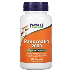 Viên uống NOW Pancreatin hỗ trợ tiêu hóa