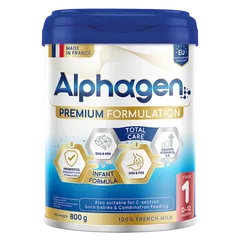 Sữa Alphagen Premium Formulation Total Care Infant Formula 800g (0-12 tháng)