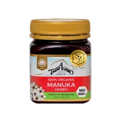 Mật ong Manuka hữu cơ MG650+ TranzAlpine 100% Organic Manuka Honey 250g