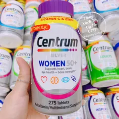 275 viên Centrum Silver Women 50+ hàng chuẩn Mỹ dành cho phụ nữ từ 50 tuổi