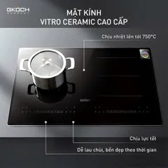 BẾP TỪ CAO CẤP 2 VÙNG NẤU GKÖCH 7372DS2 - 5400W