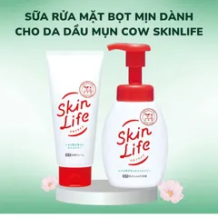 Sữa rửa mặt bọt mịn dành cho da dầu mụn COW Skinlife 