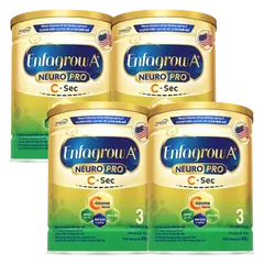 Combo 4 Sữa Enfagrow A+ NeuroPro 3 C-Sec 800g (2-6 tuổi)
