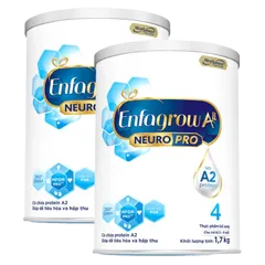 Combo 2 Sữa Enfagrow A2 Neuro Pro số 4 1.7 kg (3 - 6 tuổi)