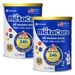 Combo 2 Sữa Metacare Eco 2+ 850g (2-10 tuổi)