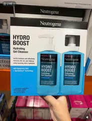 SỮA RỬA MẶT Neutrogena HYDRO BOOST HYDRATING GEL CLEANSER (SET 2 CHAI) | MADE IN USA