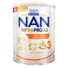Combo 2 Sữa Nestlé NAN INFINIPRO A2 số 3 800g (6HMO) (2-6 tuổi)