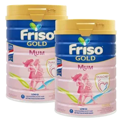 Combo 2 lon Sữa bầu Friso Mum Gold 900g hương cam