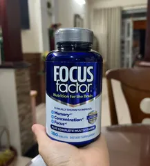Viên uống Bổ Não Focus Factor the Brain Mỹ, 180 viên - Hỗ trợ trí nhớ, tập trung, cải thiện chức năng não bộ