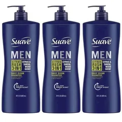 Sữa tắm Suave Men 3in1 Citrus Rush 828ml – tắm gội tiện lợi cho nam