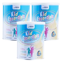 Combo 3 Thực phẩm dinh dưỡng y học Nestle Kid Essentials Nutritionally Complete 800g (1-10 tuổi) chính hãng
